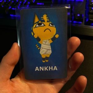 Ankha ammibo card handmade myself